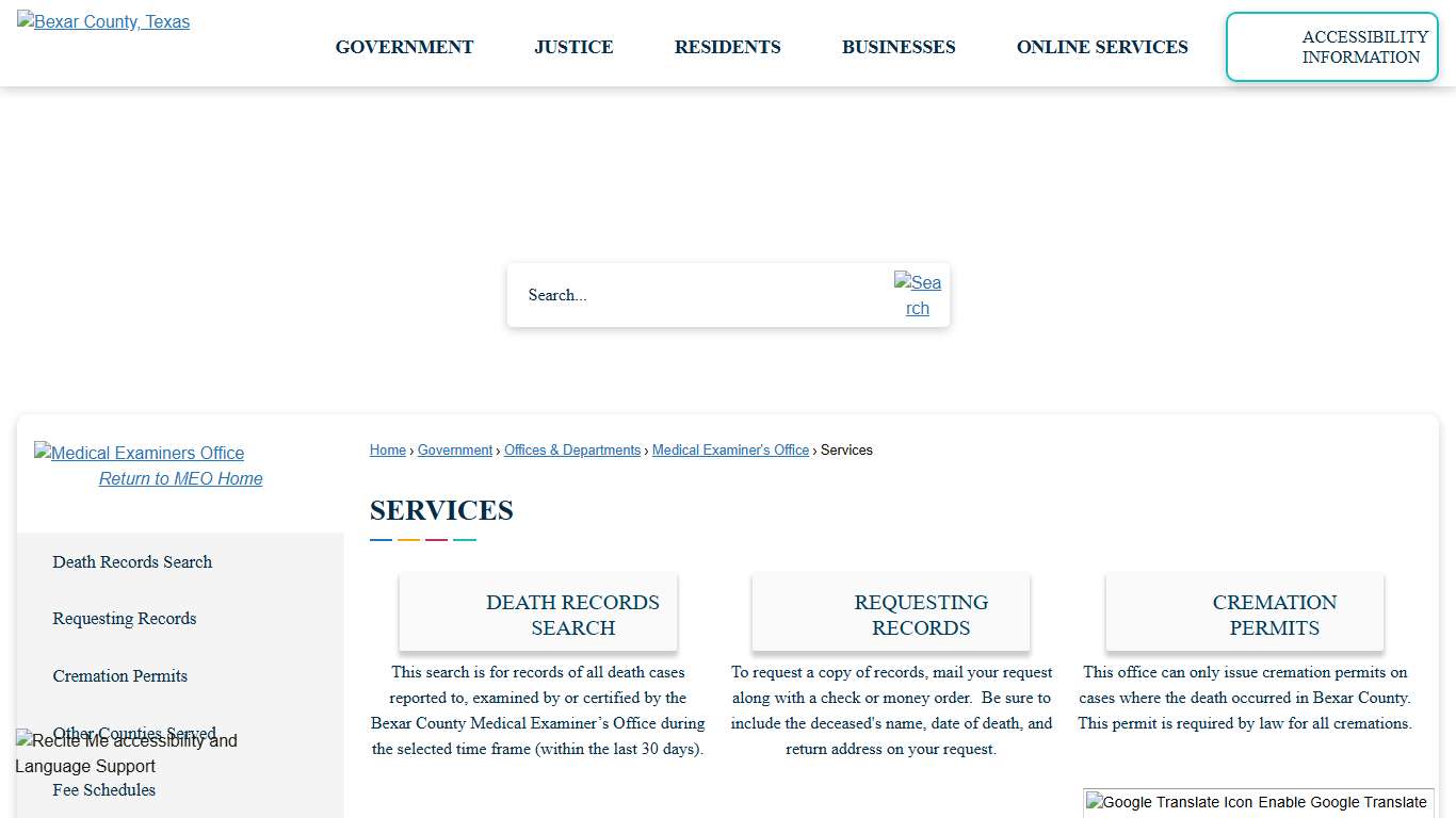 Services Bexar County, TX - Official Website